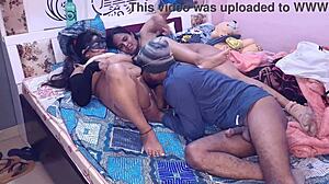 Friends pregnant wife and step sister get fucked hard in intense threesome