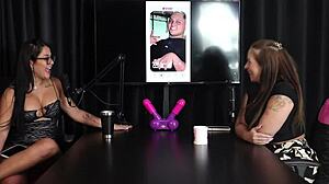 francis simas in sheer red gets punched during bisexual group content