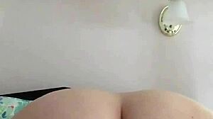 Really Cute Amateur Blonde Teen 18+ Boldly Masturbates and Orgasms with Butt Plug and Dildo in Her Holes.