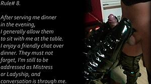 Learn House Rules For Sissies In Training With Anal And Small Cocks