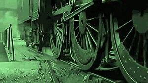 A vintage illustration depicts an erotic scene