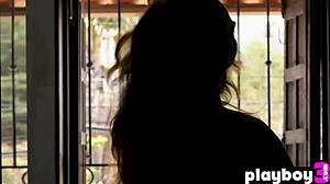 Sexy Redhead Milf Erna Ohara Exposes Hairy Pussy After Striptease