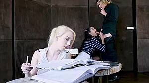 BlackValleyGirls - Ebony Teen Vienna Black’s Tits and Pussy Plowed Hard