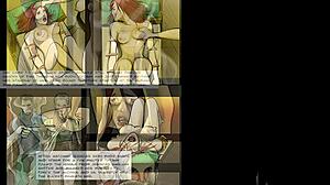 cartoon babes get their pussies fucked hard and scream from rough cock