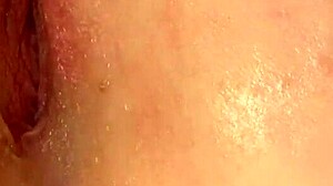 Step daddy licks tight pussy to prep for first anal