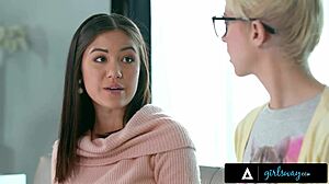 Kendra Spade and Chloe Cherry Bang Friend in Fake Sitcom!