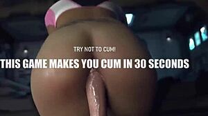 Ada Wong feels intense pleasure in 3D doggystyle bathroom