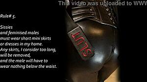 Learn House Rules For Sissies In Training With Anal And Small Cocks