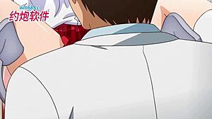 Young Asian teen teases wet pussy in 3D hentai livestream