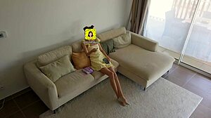 cheating husband fucks babysitter for candy, rough and hidden