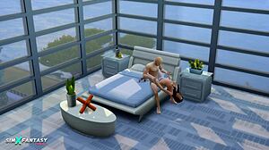 Hot love story in sims 4 with liberty lee