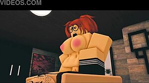 Nerdy ginger slut moans during fucking in bedroom anime hentai