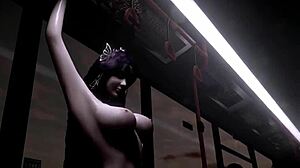 Horny 3D Asian slut babe gets fucked on the bus