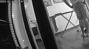 Real cheating wife fucks with a friend while husband is at work