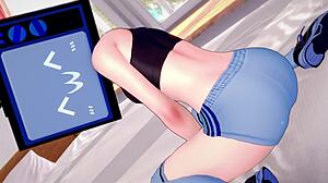 tv woman wants to be fucked in her sports clothes uncensored 3d cartoon anime hentai