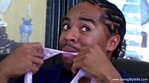 Ebony Wife Feels Amazing Banged by White Cock