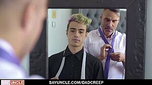 Hot Big Dick Stepdad And His Teen 18+ Stepson Hardcore Gay Sex - Dadcreep