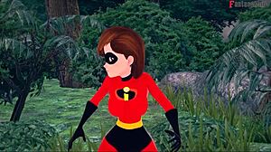 elastigirl on a forest mission in the incredibles full movie with sheer fantasy
