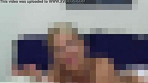 Femdom stuffs cock in cage