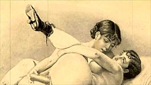 विंटेज इरोटिक स्केचेस में हर स्ट्रोक में भाप भरी वर्जित कामुक इच्छाएं