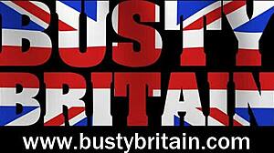 keira's huge tits get fucked hard by two cocks