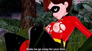 elastigirl on a forest mission in the incredibles full movie with sheer fantasy