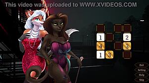 Furry sex cabaret intense action