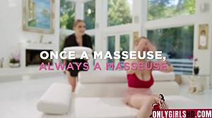 Laney Grey And Octavia Red Engage In Lesbian Massage. Blowjob And Pussy Licking Ensue.