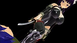 Girl B Hero Anime Scenes in Part 1 Shisen 1