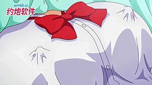 Young Asian teen teases wet pussy in 3D hentai livestream