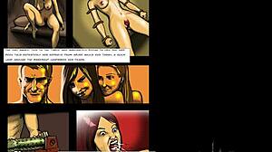 cartoon babes get their pussies fucked hard and scream from rough cock