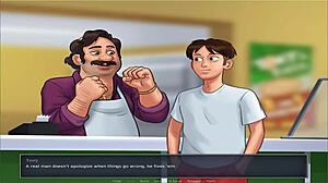 summer time saga unc part 7 features busty characters in an anime-style game adventure