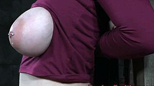 hugetits beauty canned hard in bdsm fetish play 😈