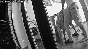 Real cheating wife fucks with a friend while husband is at work