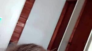 Milf Shares Spit And Cum On Her Tits