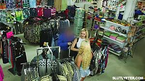 Bikini Thief River Lynn Sucks Officer Will Pounders Cock Timidly Until He Face Fucks Her Mouth Raw