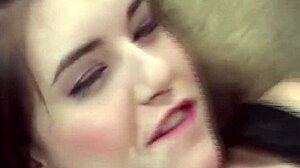 Young Babe Endures Intense Blowjob and Fucking Action