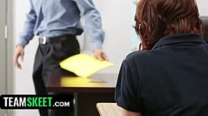 Cummy Mouth Teenager Fucks In Uniform With Big Cock And Small Tits