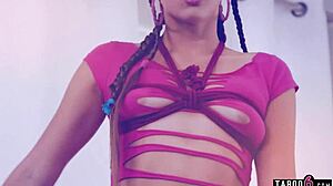 teen gia derza competes in a twenty orgasm challenge