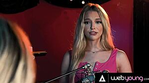 Chloe Temple Passionately Fucks Lily Larimar with Strap-On