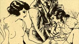 Vintage Erotic Art With Seductive Drawings