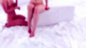 naughty lesbian kittens explore soft areas with fisting