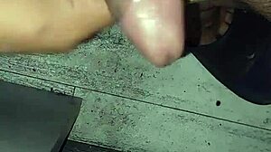 Setting the mood for intense solo masturbation with handjob and cum