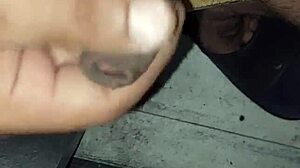 Setting the mood for intense solo masturbation with handjob and cum