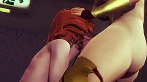 Marvel dc hentai futanari licks and blows cosplay costumes in japanese anime