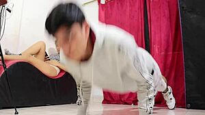 Stepsister asks for help with exercise routine