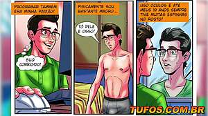 nerd fucks the doctor and secretary at the same time in hentai cartoon episode 1