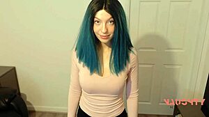 Step-Sister Learns Blowjob in Roleplay Lesson