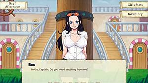 lusty buccaneers parody hentai game ep 1 nami exposing naked body