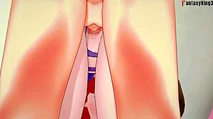 Jessica having sex with Rick in full fantasy king 3D cartoon.